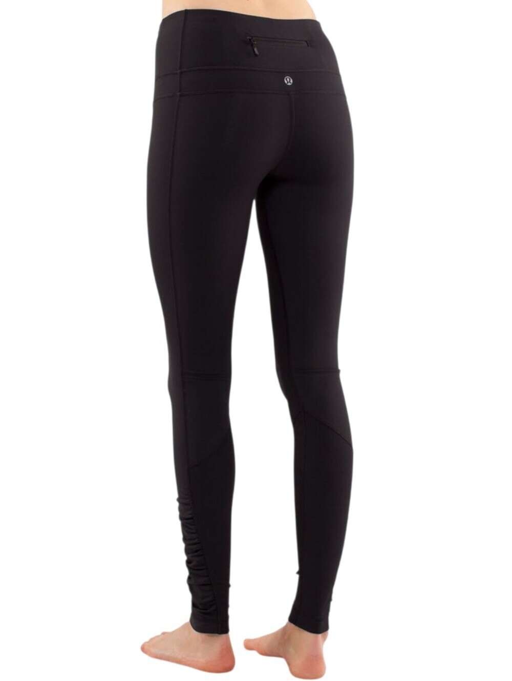 Lululemon Run Spirit Tight II Women 6 Black Athletic Running